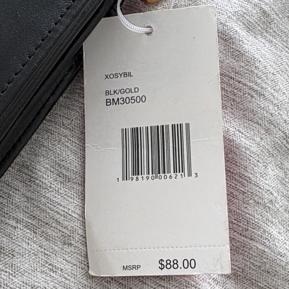 Betsey Johnson Black Crossbody with Gold Accents - Picture 4 of 6